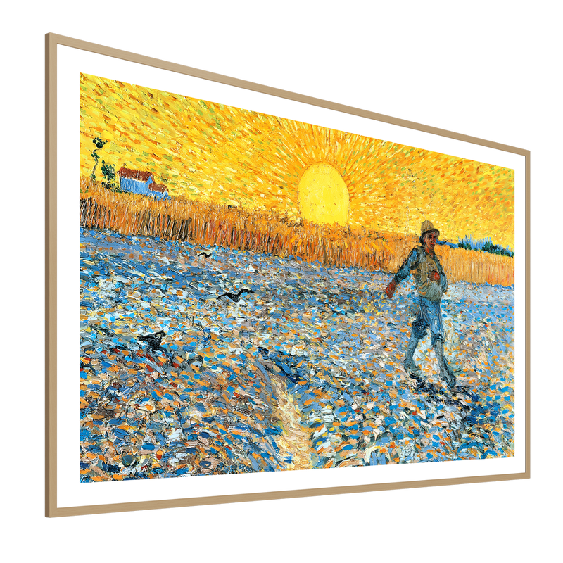 Skyworth TV 55A7H 55-inch art wallpaper TV Mini LED 3.9cm ultra-thin seamless wall-mounted flat-screen TV home appliances national subsidy A7F upgrade