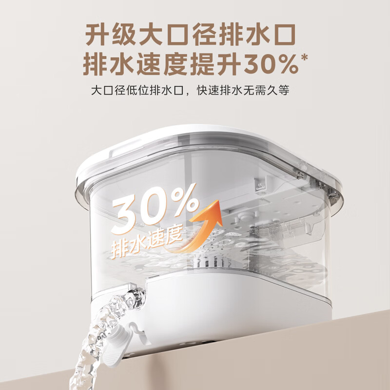 Midea foot bath electric massage foot bath heated constant temperature foot massager foot bath fumigation massage birthday gift for elders parents girlfriend practical new year gift ZL206