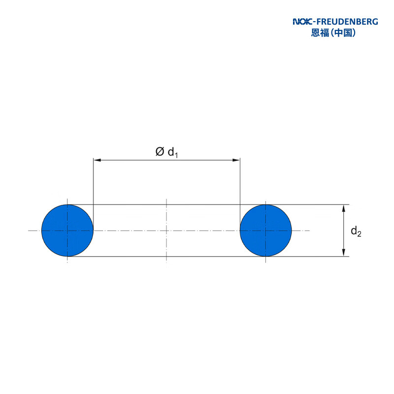 Enfu NOK O-ring seal 56.74X3.53 nitrile rubber NBR CO0355-A0 10 pieces 1 pack