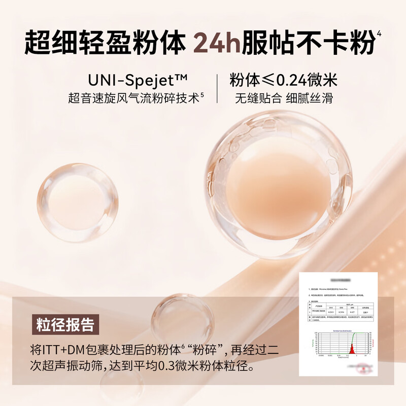 BABI clear foundation, concealer and setting makeup three-in-one New Year gift for girlfriend that won’t take off makeup W02 milky wheat color 30g