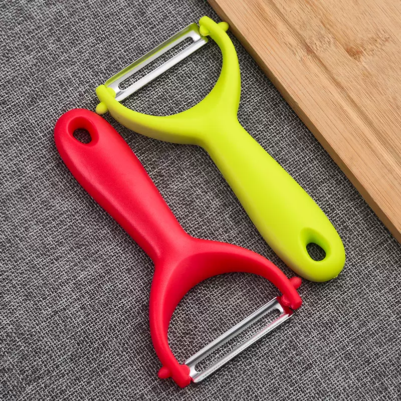 Yusen Yi Plane Fruit Peeler Household Peeling Knife for Peeling Flat Apples Peeling Potatoes and Melon Saws Sharp Tooth Knife Single Green Flat Mouth Planer