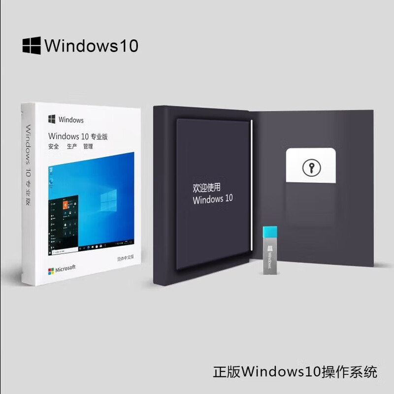 Genuine windows11 professional version original pure reinstallation 10 family simplified Chinese pro apple mac notebook dual system M2 chip U disk remote win10 professional version - simplified Chinese USB (can activate one)
