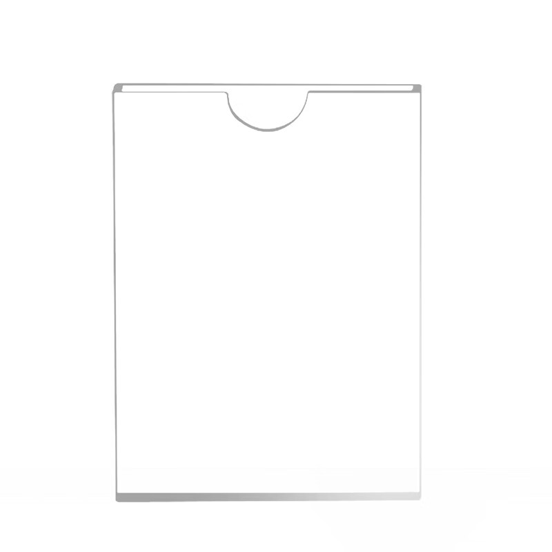 Maxail Acrylic Card Slot A4 Vertical (Single Layer) 1 Transparent Announcement Display Board Slot Post Card Photo Frame Display Card