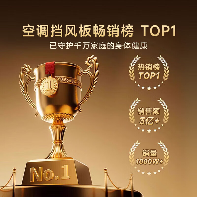 Yibaili central air conditioning windshield anti-direct blow air conditioning baffle cold wind guide plate ceiling ceiling machine office porous style porous soft wind style 60cm 5216