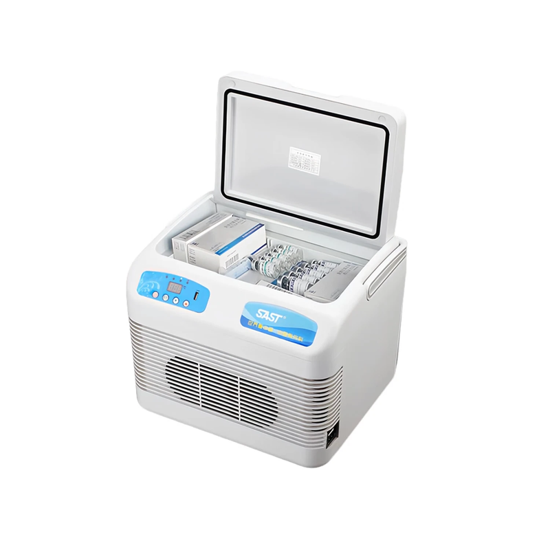 PMG medical small refrigerator 2-8 degrees constant temperature medicine refrigerator portable constant temperature insulin special small refrigerator medicine refrigeration small refrigerator dual-purpose car home 2-8 degrees constant temperature box 12 liters