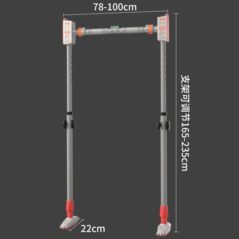 YICHIJIAN horizontal bar home indoor pull-up device home door horizontal bar punch-free floor-standing fitness equipment short style