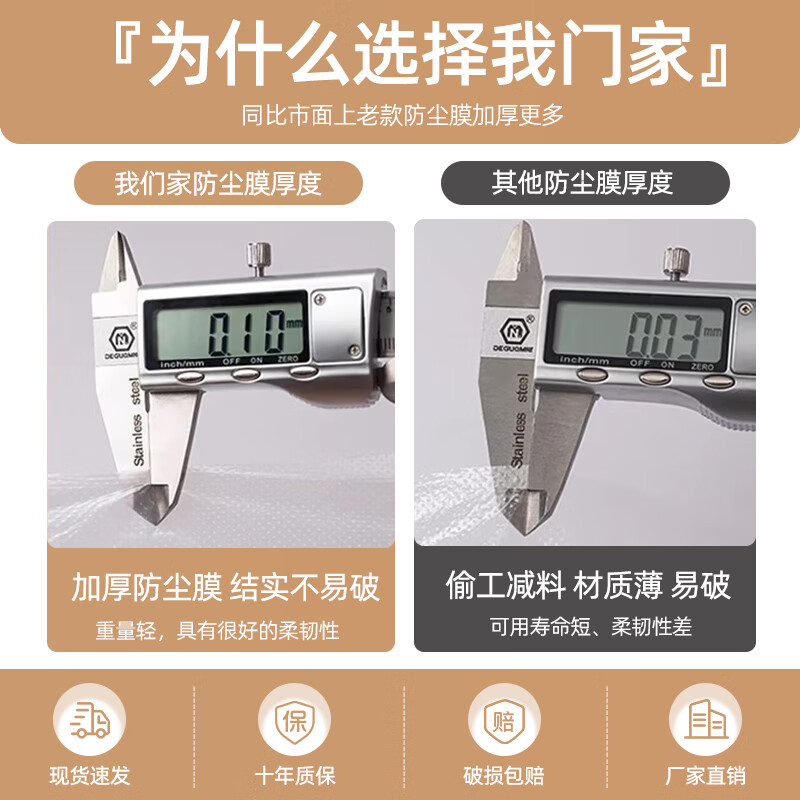 Miriam disposable dust-proof film dormitory dust cover home decoration protective film sofa dust cover mattress cover plastic film