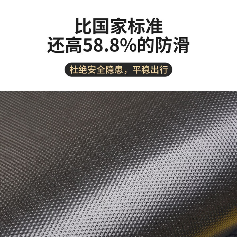 Andatong home floor mat double stripe anti-slip mat door kitchen office commercial dust removal wear-resistant water-absorbent and moisture-proof cuttable carpet gray double stripe 80*120cm