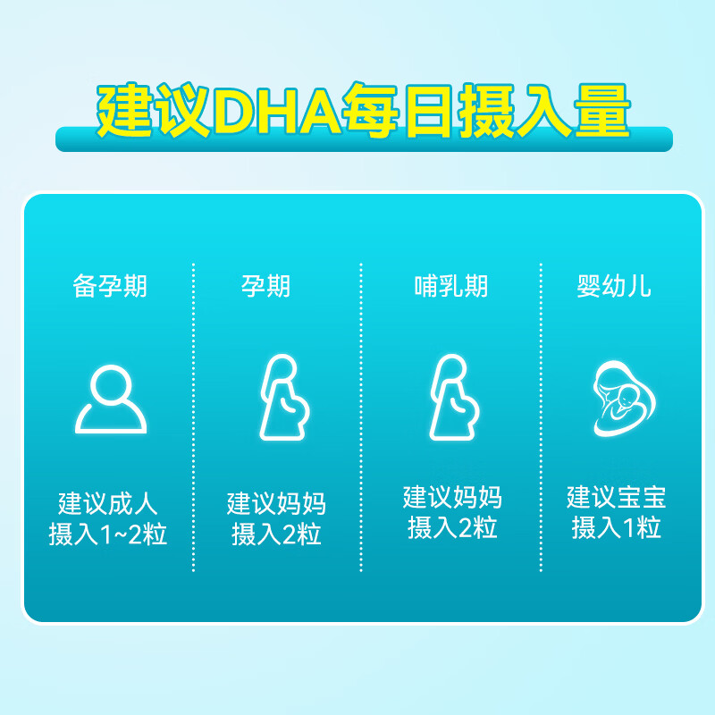 Falanxiu Infant DHA Seaweed Oil Capsules 60 capsules/bottle 3 boxes imported from New Zealand