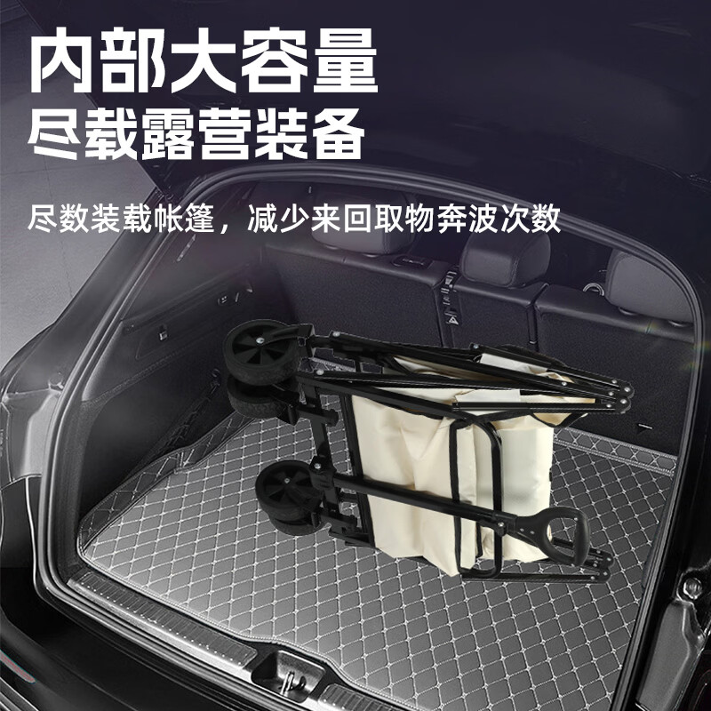40,000 kilometers camper outdoor foldable cart camping car picnic car trailer camping hand-operated stall cart