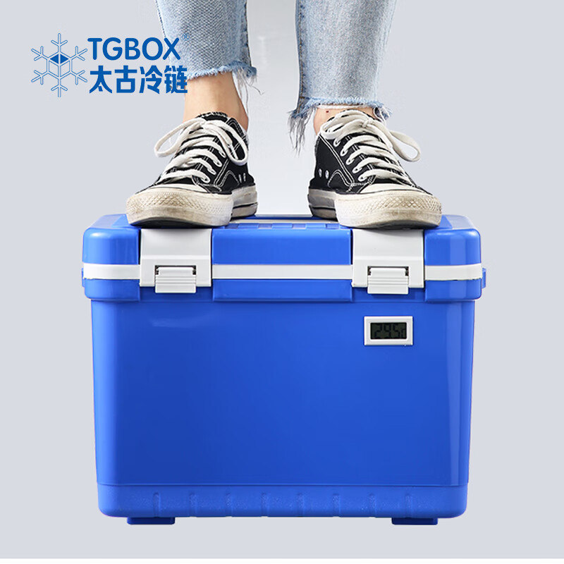 Taikoo Cold Chain 12L vehicle-mounted insulated box portable household refrigerator specimen cold chain box sample transfer box medicine box 12LEPS model insulated box with temperature display