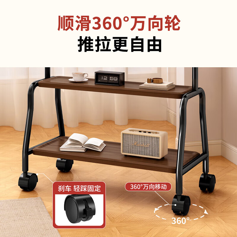 Xizhou Yeyu TV mobile bracket (32-75 inches) mobile floor cart single-layer storage board suitable for Sony Xiaomi Hisense Huawei universal TV wall-mounted shelf