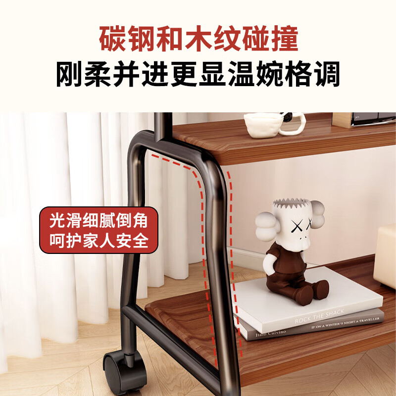 Xizhou Yeyu TV mobile bracket (32-75 inches) mobile floor cart single-layer storage board suitable for Sony Xiaomi Hisense Huawei universal TV wall-mounted shelf