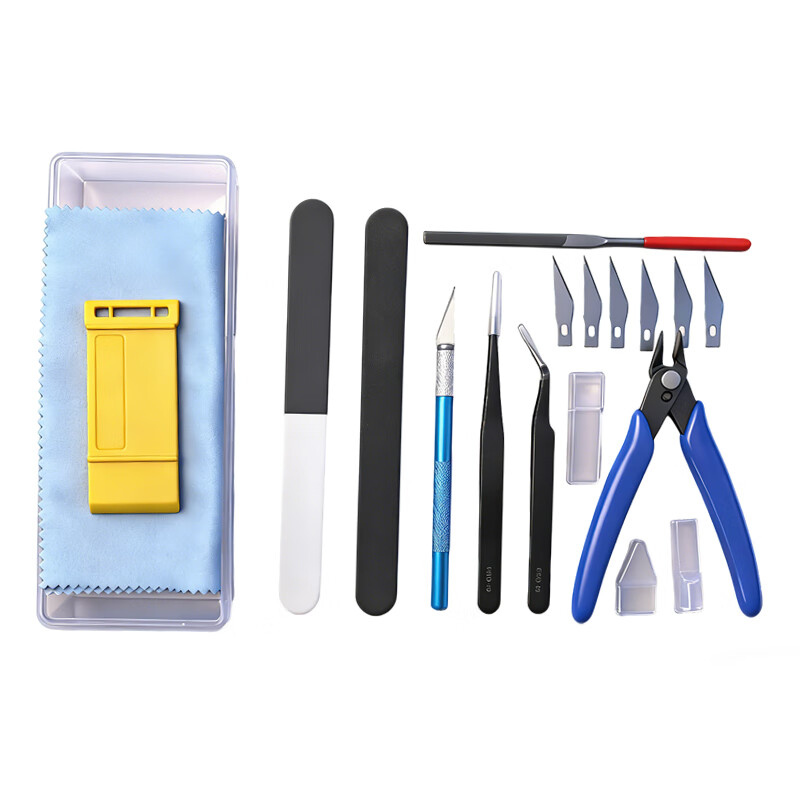 Jingkai model Gundam tool scissors, water mouth pliers, Gundam assembly tool set, pen knife, single-edged manual friction core