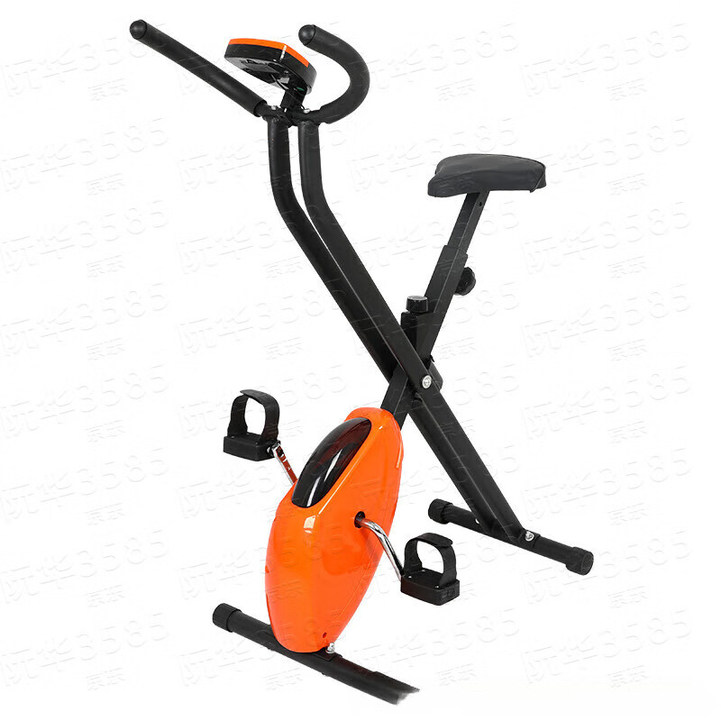 Spinning bike foldable home exercise bike bicycle webbing bike indoor exercise bike exercisebike orange