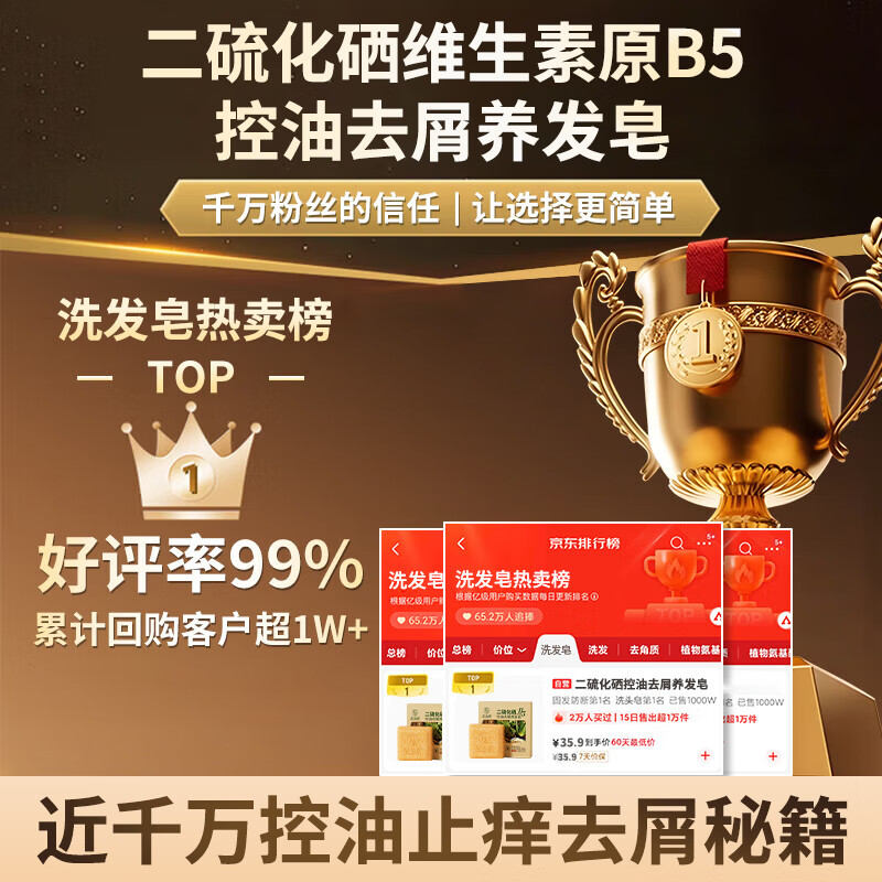 Fanyongchen selenium disulfide anti-dandruff shampoo vitamin B5 anti-itch oil control long-lasting fluffy shampoo for men and women