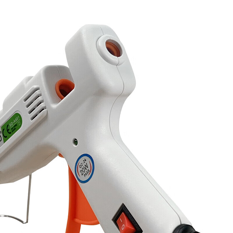 20W hot melt glue gun with thin head and extended caliber 1.0mm for household handmade DIY jewelry pasting thin adhesive strips Saide-20W small glue gun (thin mouth)