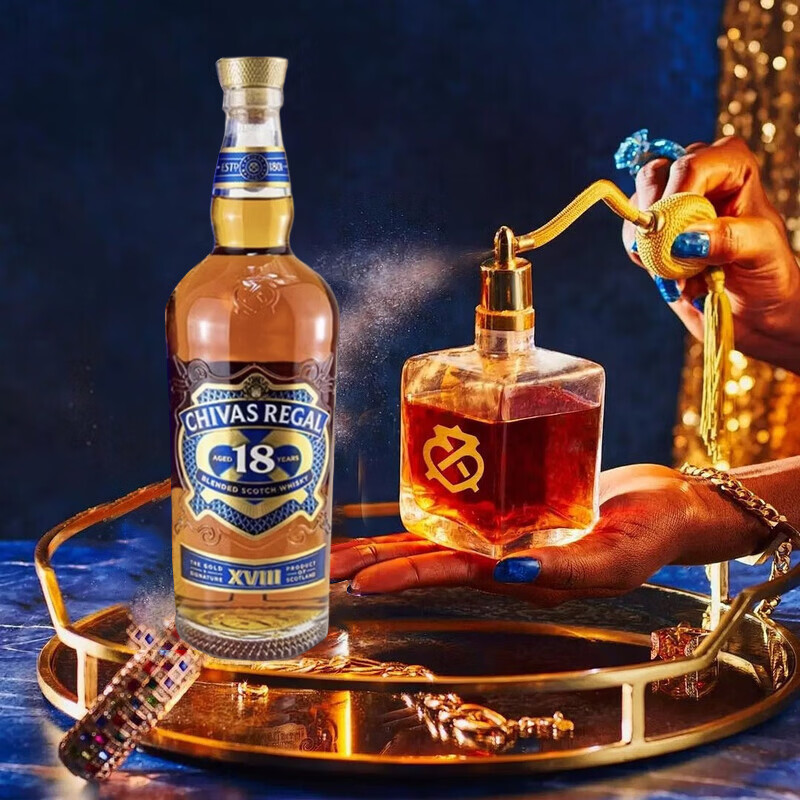 Chivas Regal 18 Years Scotch Blended Whiskey 1000ml 40% Gift Box Imported Wine New Year Gift