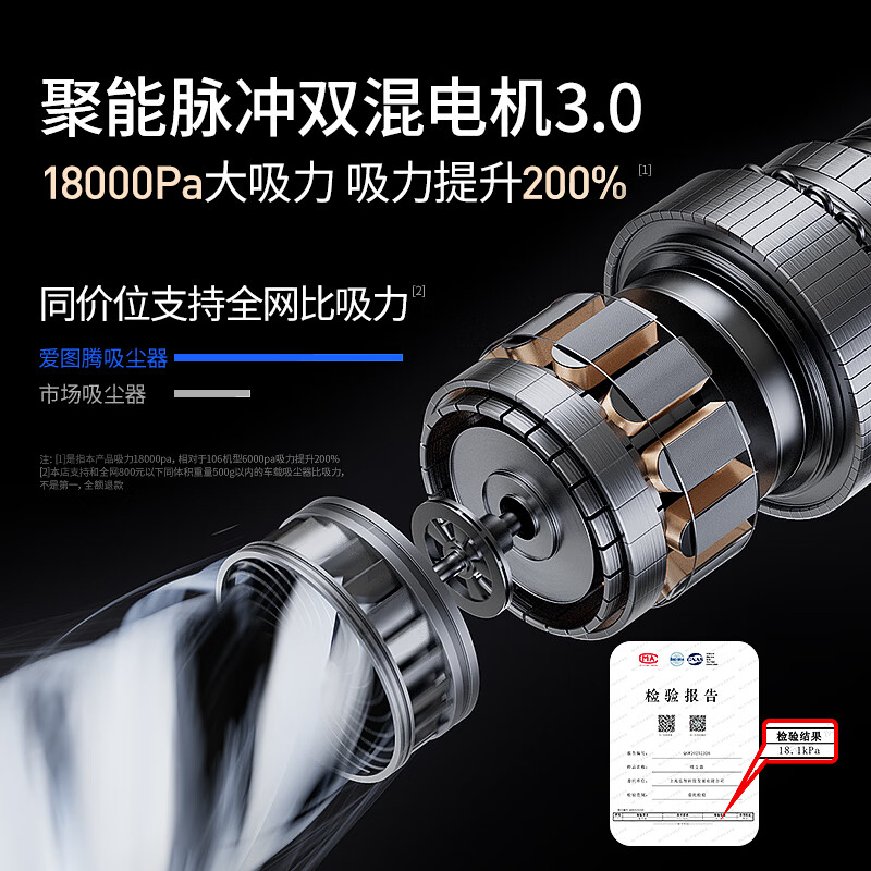 Love Totem itutn car vacuum cleaner large suction wireless handheld car vacuum cleaner small blowing and suction all-in-one machine conveniently sucks the window dust removal annual meeting gift Y7MAX