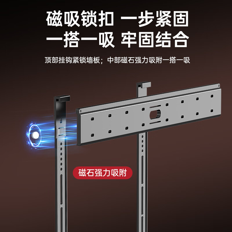 Beishi 26-65 inch ultra-thin TV mount fixed TV wall mount bracket wall-mounted TV bracket TV stand universal TV bracket 9MM from the wall