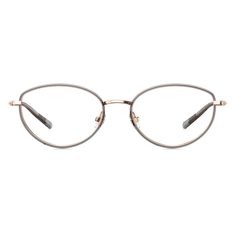 QINA Hou Minghao's same style myopia glasses frame 26 new titanium frame cat eye optical glasses for women QA6026 B13