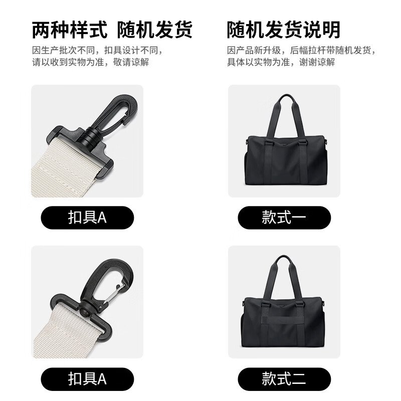 Golf (GOLF) travel bag for men and women, portable sports and fitness bag, large-capacity luggage bag, business trip, wet and dry separation messenger bag