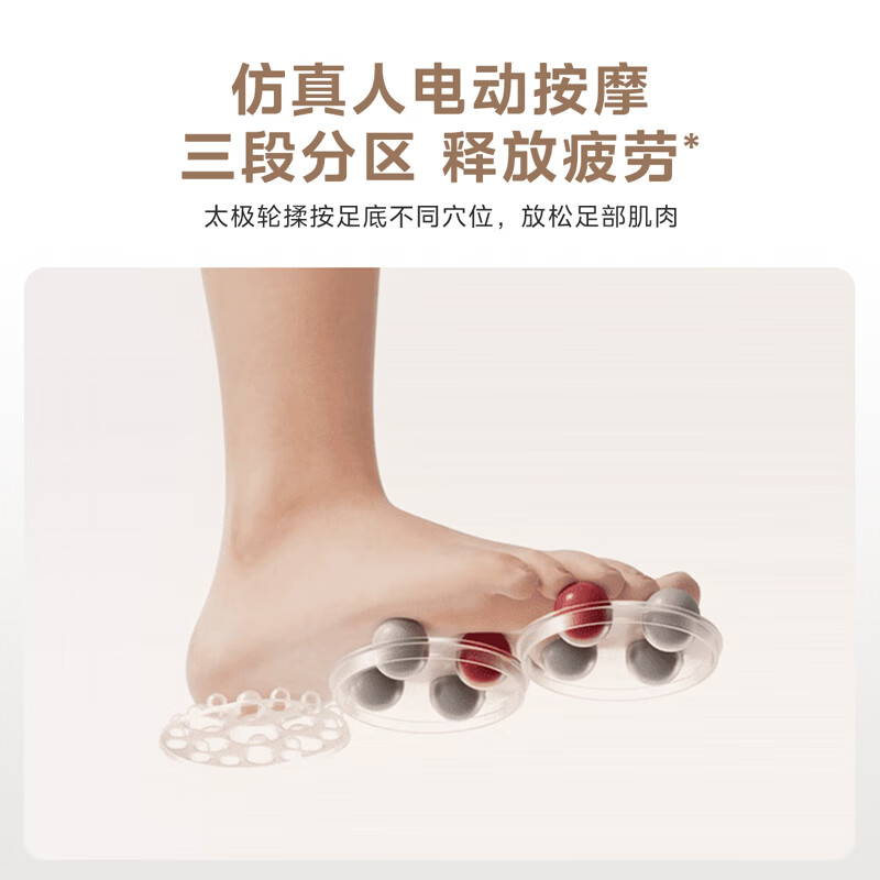 Midea foot bath electric massage foot bath heated constant temperature foot massager foot bath fumigation massage birthday gift for elders parents girlfriend practical new year gift ZL206