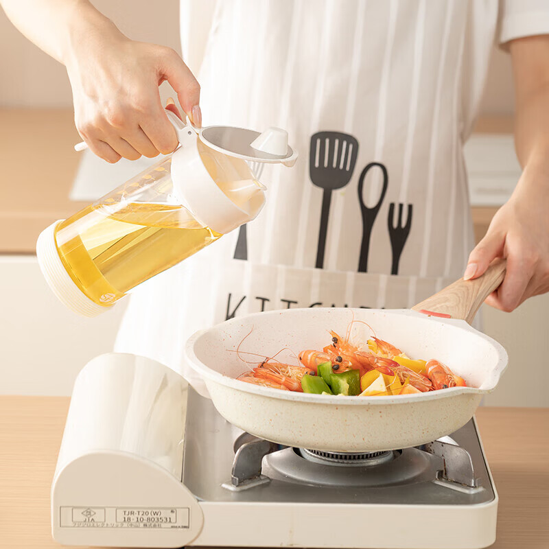 Sungsa glass oil pot automatic opening and closing kitchen household oil can pot soy sauce bottle vinegar pot high temperature resistant oil bottle oil drum high borosilicate glass oil pot 480m1 pack