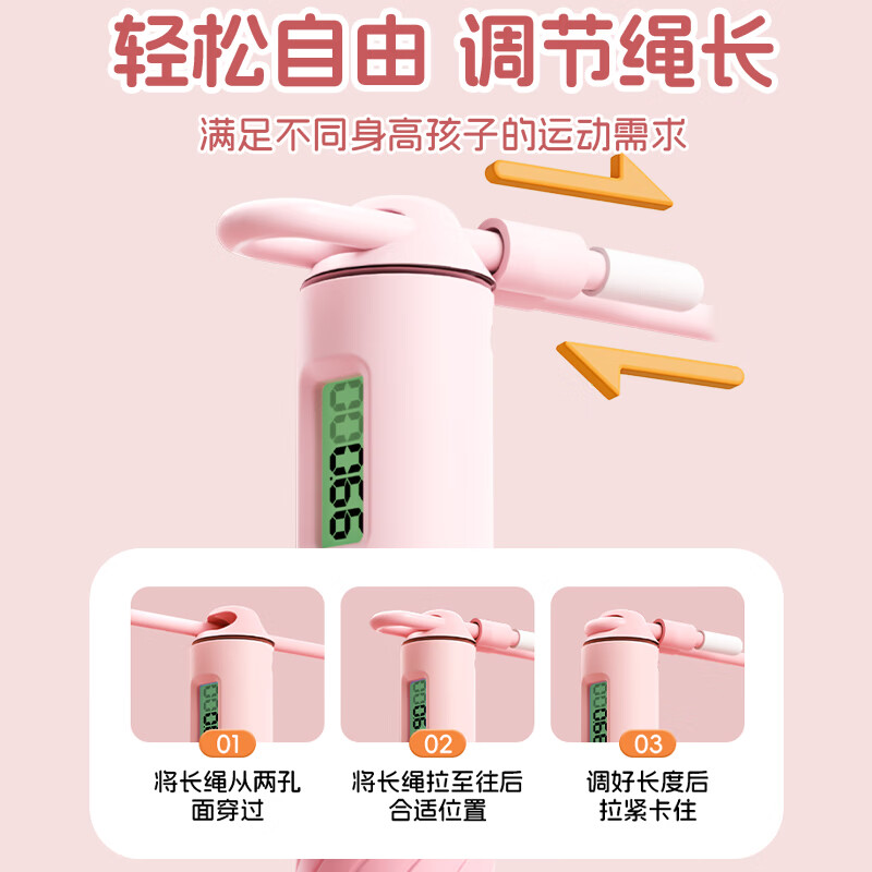 Li Ning counting skipping rope for adults, children, middle school students, high school entrance exam, sports exam, racing steel wire, professional weight loss exercise rope