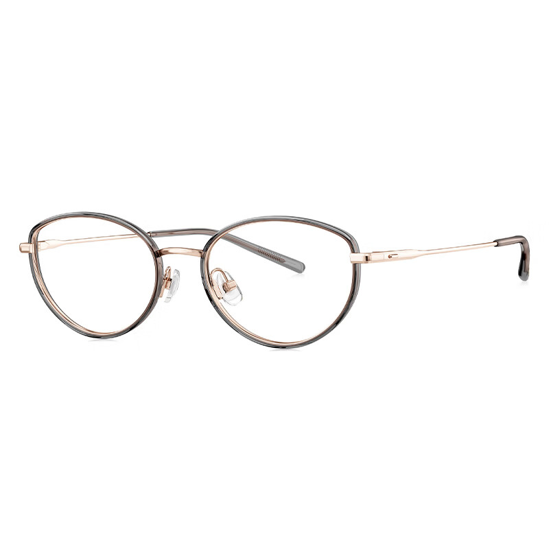 QINA Hou Minghao's same style myopia glasses frame 26 new titanium frame cat eye optical glasses for women QA6026 B13