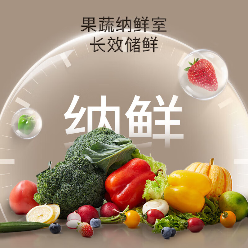 SIEMENS Bona Fresh 604L side-by-side refrigerator keeps fruits and vegetables fresh for a long time, 99.99% efficient antibacterial BCD-604W (KA98CE161C)