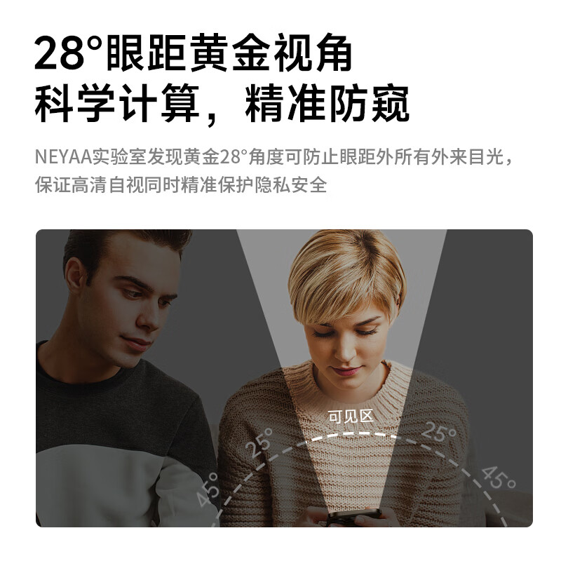 NEYAA 2-piece pack without black edges, suitable for iPhone 17 tempered film anti-peep film iphone 17 mobile phone film anti-peeping anti-fall HD ultra-thin privacy protection film