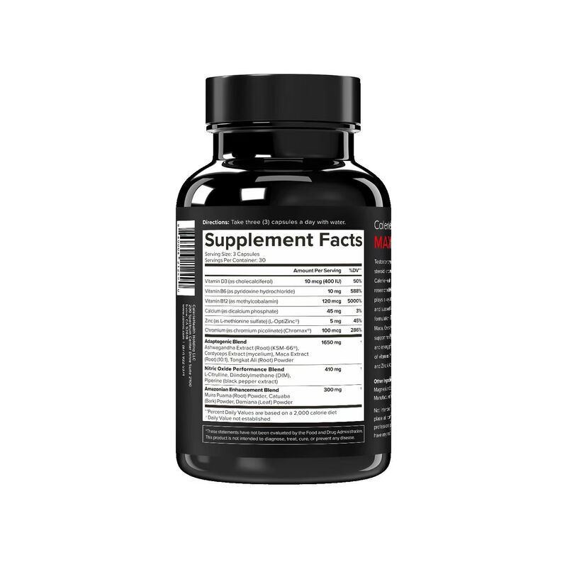 CalerieHealth USA MAX MEN Men's Health Men's Energy 90 Tablets MAXMEN