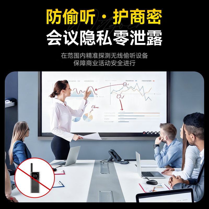 Wise Country GPS Signal Detector Locator Detector Hotel Camera Anti-Peeping Detector Anti-Theft Monitoring Detection Recording Equipment Candid Photography Vehicle Monitoring and Investigation Hotel