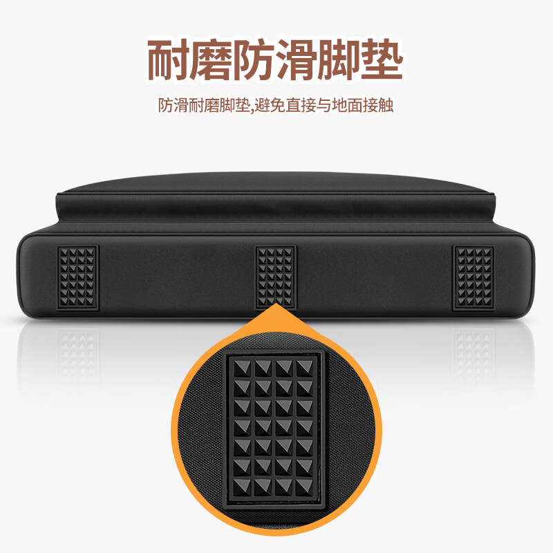 Biyoume desktop computer display storage bag 27-inch keyboard and mouse peripheral storage protective cover with lock moving bag portable 27-inch monitor bag