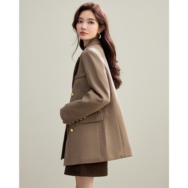 TERRE BLEUE Fashion Down Jacket Small Blazer Women's 2026 Spring and Autumn New Loose Temperament Versatile Commuting Suit Top