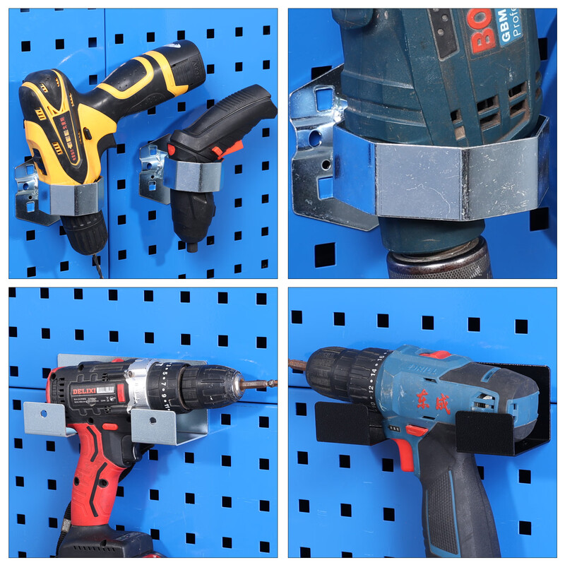 Chitu tool hanging plate hook angle grinder rack grinding and cutting machine storage and organization square hole display rack hook wall hole hook hexagonal round diameter 80mm