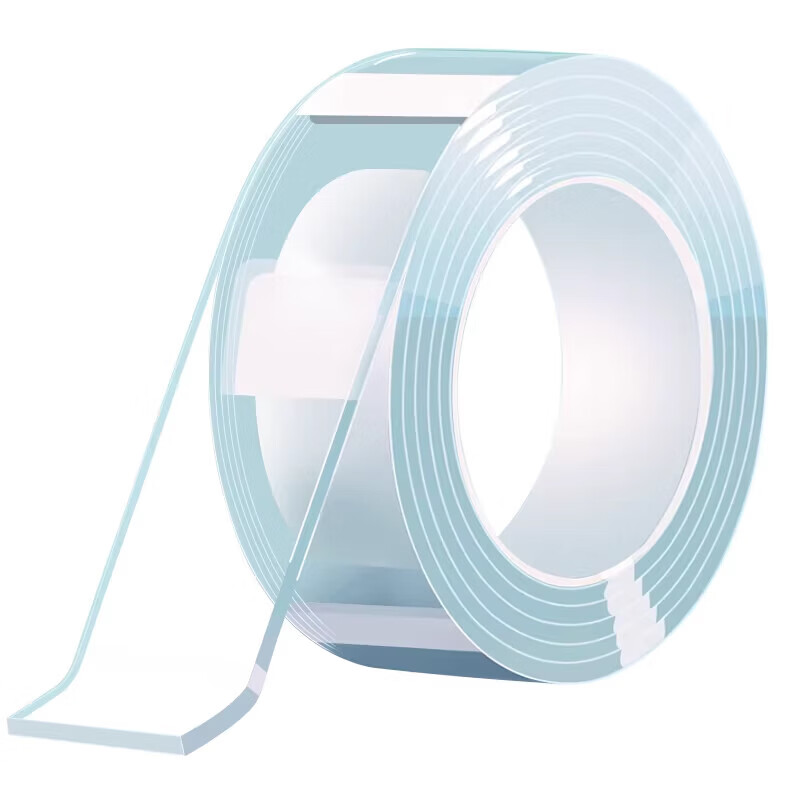 Nano-double-sided tape, high viscosity, transparent, strong fixation to the wall without leaving traces, magic anti-slip sticker, two-sided adhesive tape, transparent double-sided tape, 1.8 cm wide * 3 meters long, 0.5 mm thick