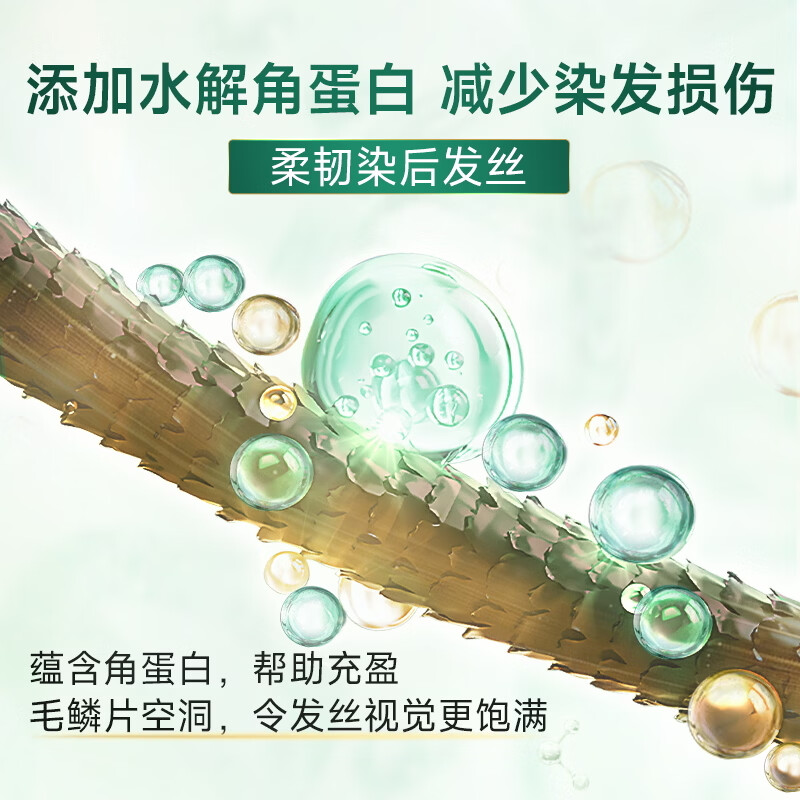 Han Yan No. 1 hair dye cream natural black natural plant hair dye for men and women, non-irritating, covering gray hair without touching the scalp