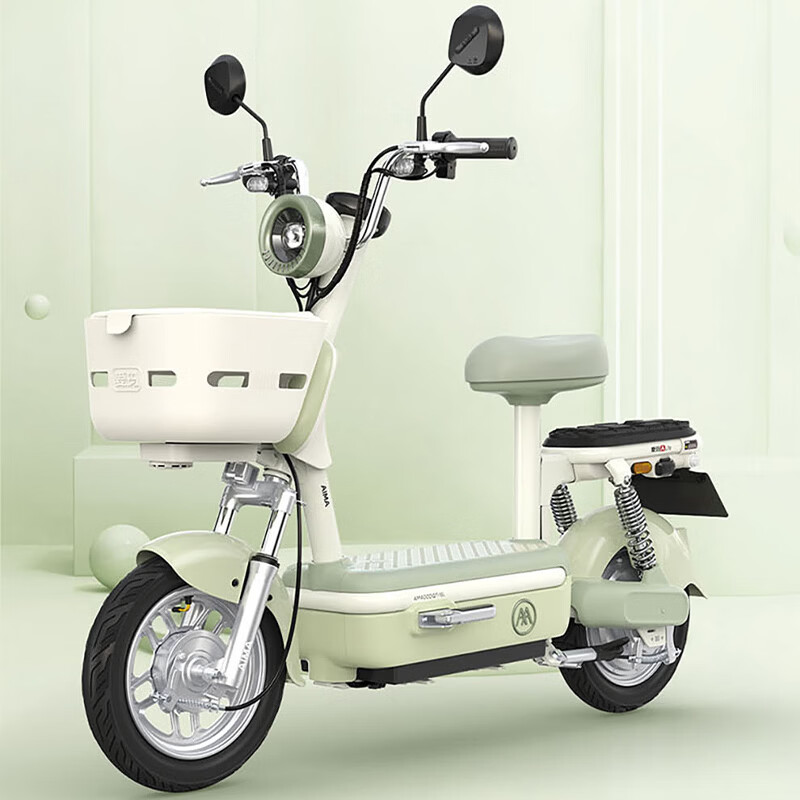 Emma electric motorcycle Xiaojindou 60V20AH Emma electric vehicle Jingdong self-operated battery vehicle lead-acid battery long life big pedal national good car live broadcast room cheap green