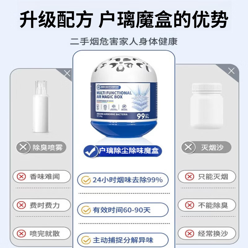 Huli German high-end dust removal magic box vacuum magic box automatic adsorption household dust removal artifact super dust suction and purification buy six get five free fast dust removal for the whole house Get 2200 grams