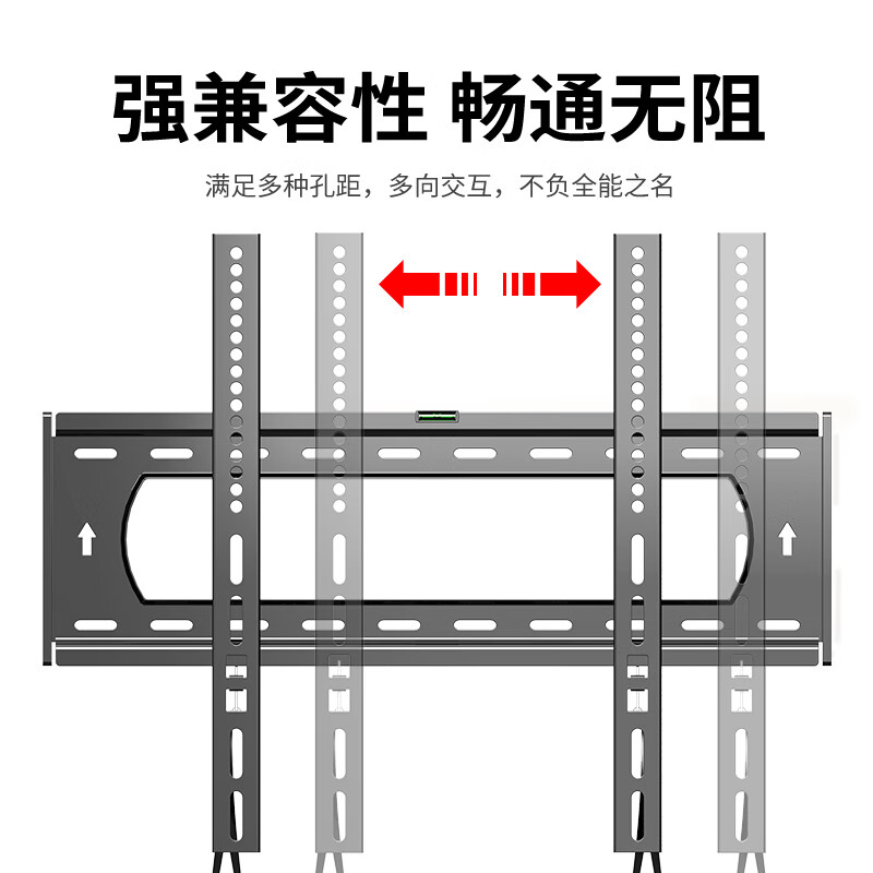 Jinying TV Mount 40-85 inches TV Bracket Universal Fixed Wall Mount Xiaomi Hisense Skyworth TCL Haier Huawei Philips LCD TV Wall Mount