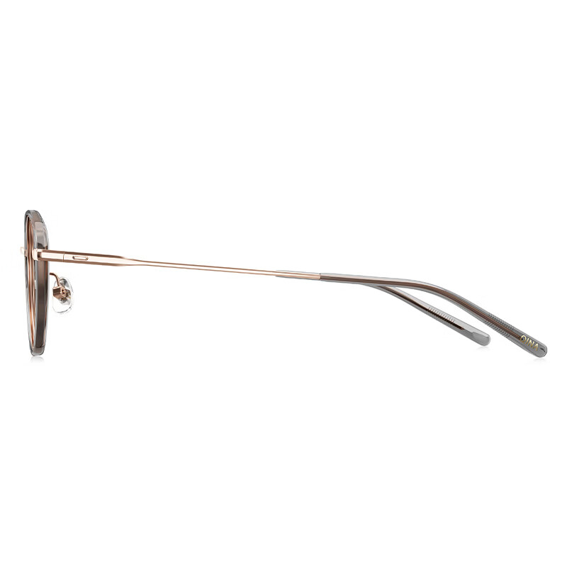 QINA Hou Minghao's same style myopia glasses frame 26 new titanium frame cat eye optical glasses for women QA6026 B13