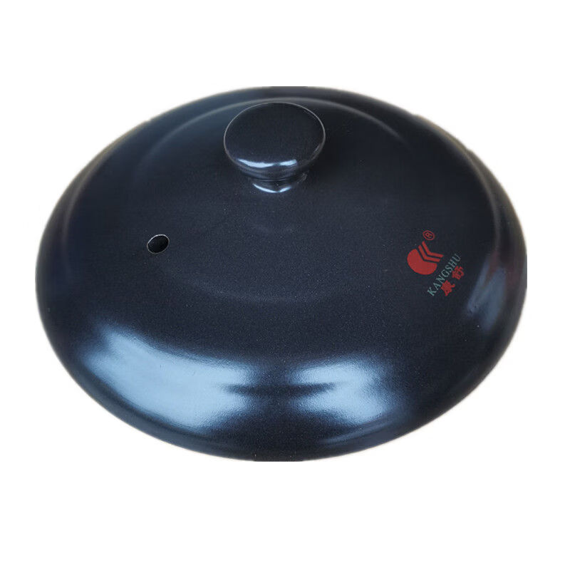 Fantasy casserole lid black porcelain pot lid medicine kettle lid stew pot soup pot lid white soup pot lid lid outer diameter 24 cm white