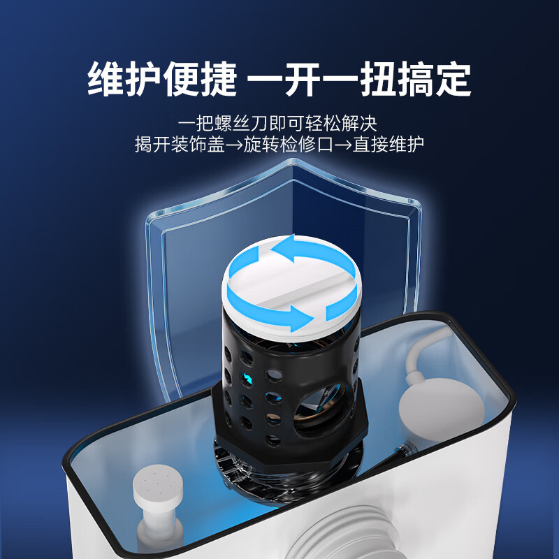 LOGN Lujin sewage lift pump basement sewage lifter sewage pump household toilet lift pump fully automatic 400-3