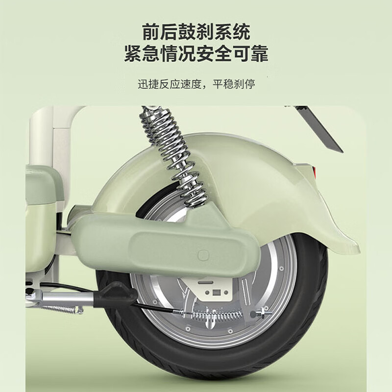 Emma electric motorcycle Xiaojindou 60V20AH Emma electric vehicle Jingdong self-operated battery vehicle lead-acid battery long life big pedal national good car live broadcast room cheap green