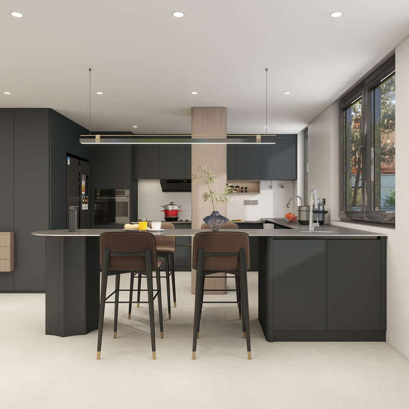 Yusenyi integrated kitchen cabinets, countertops, sideboards, wine cabinets, renovation and renovation for home use, professional designer docking