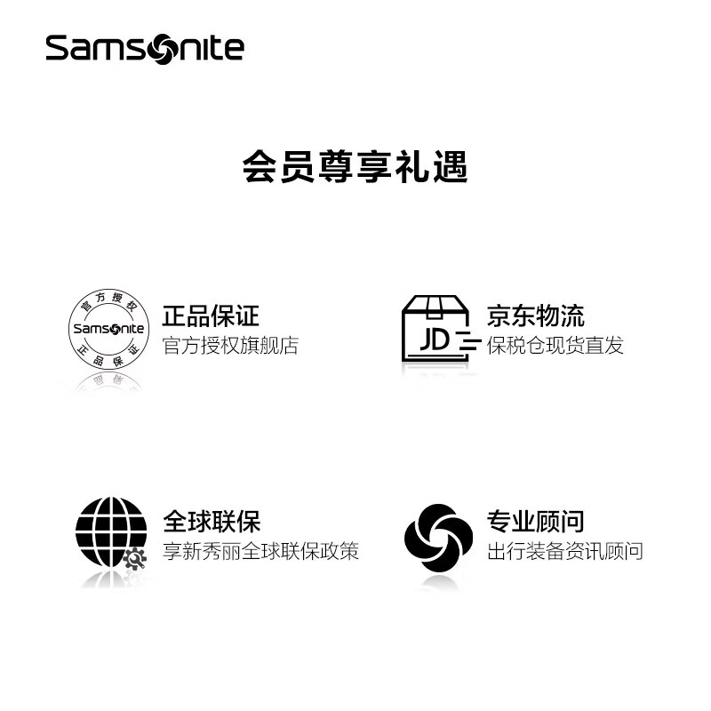 Samsonite MYTON series HJ8 fashionable striped trolley case expandable suitcase HJ8 graphite color 20 inches