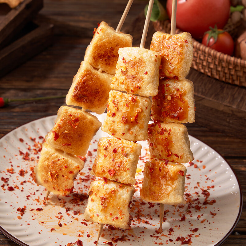 Fun 18th Chaoshan handmade fish tofu 250g Shantou handmade fish balls hot pot ingredients spicy hot bean curd balls straight from the source