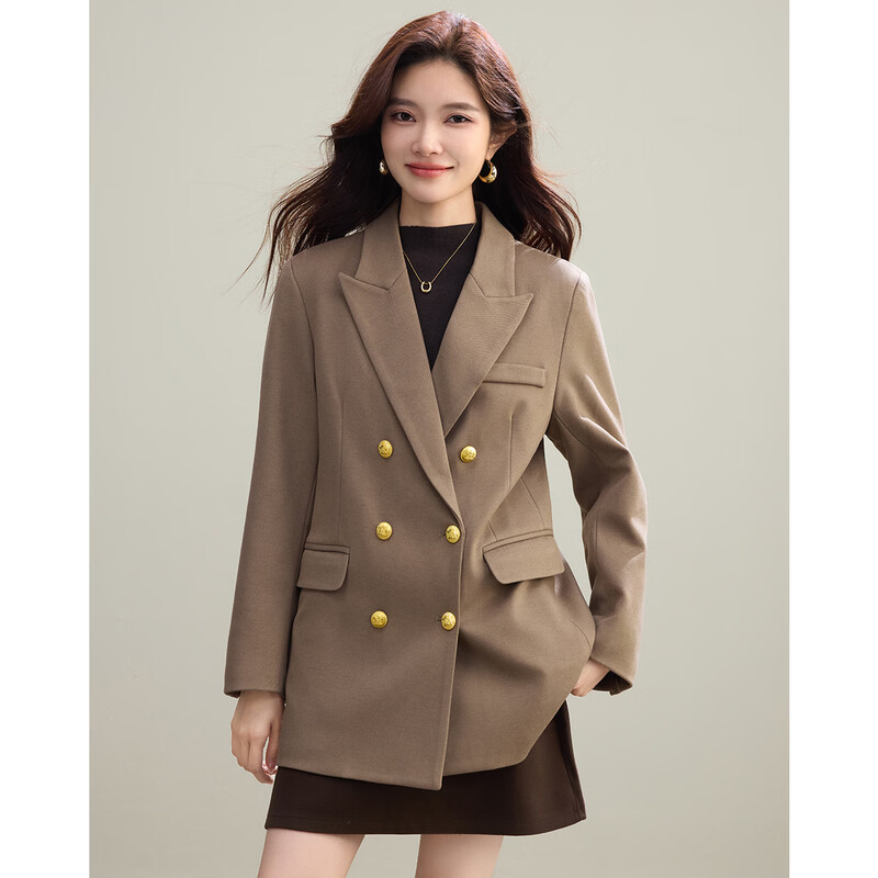 TERRE BLEUE Fashion Down Jacket Small Blazer Women's 2026 Spring and Autumn New Loose Temperament Versatile Commuting Suit Top